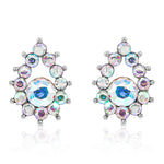 Load image into Gallery viewer, SO SEOUL Glimmering Teardrop Austrian Crystal Pendant Necklace and Stud Earrings Set