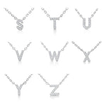 Load image into Gallery viewer, SO SEOUL Eternal Radiant Initial Charm Diamond Simulant Necklace