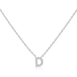 Load image into Gallery viewer, SO SEOUL Eternal Radiant Initial Charm Diamond Simulant Necklace
