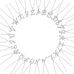 Load image into Gallery viewer, SO SEOUL Personalized Initial Alphabet Letter White Austrian Crystal Pendant Chain Necklace