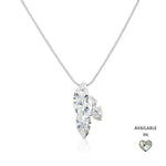 Load image into Gallery viewer, SO SEOUL Ioni Triple Leaf Swarovski®Crystal Pendant Necklace