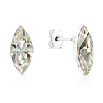 Load image into Gallery viewer, SO SEOUL Ioni Triple Leaf Swarovski®Crystal Pierced Stud Earrings and Pendant Necklace Gift Set