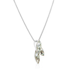 Load image into Gallery viewer, SO SEOUL Ioni Triple Leaf Swarovski®Crystal Pendant Necklace