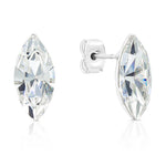 Load image into Gallery viewer, SO SEOUL Caria Butterfly Moonlight/Montana Swarovski® Crystal Pierced Stud Earrings