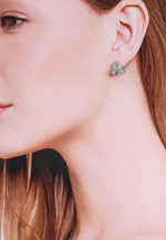 Load image into Gallery viewer, SO SEOUL Glimmering Petal Austrian Crystal Stud Earrings and Pendant Chain Necklace Gift Set