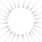 Load image into Gallery viewer, SO SEOUL Personalized Initial Alphabet Letter Aurore Boreale Swarovski® Crystal Pendant Necklace