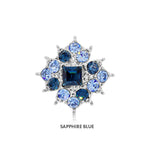 Load image into Gallery viewer, SO SEOUL Julian Vintage-Inspired Burst Brooch with Austrian Crystals and Kerongsang Pin for Hijabs