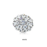 Load image into Gallery viewer, SO SEOUL Austrian Crystal Halo Brooch Pin with Oval Cut Design for Hijabs and Garments