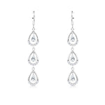 Load image into Gallery viewer, SO SEOUL Callista Teardrop Diamond Simulant Dangle Earrings and Pendant Necklace Set