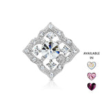 Load image into Gallery viewer, SO SEOUL Julian Vintage Square Mixed Colored Austrian Crystal Mini Baby Brooch Keronsang Pin Hijab