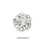 Load image into Gallery viewer, SO SEOUL Leilani Flower Swirl Mixed Colored Austrian Crystal Mini Baby Brooch Keronsang Pin Hijab