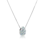 Load image into Gallery viewer, SO SEOUL Glimmering Teardrop Mixed Colored Austrian Crystal Pendant Chain Necklace