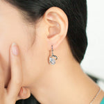 Load image into Gallery viewer, SO SEOUL Callista Elegance Infinite Loop Diamond Simulant Cubic Zirconia Earrings and Necklace Set