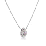 Load image into Gallery viewer, SO SEOUL Glimmering Teardrop Mixed Colored Austrian Crystal Pendant Chain Necklace