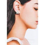 Load image into Gallery viewer, Starfish Pearl Aurore Boreale Austrian Crystal Pendant Necklace and Stud Earrings Set