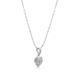 Load image into Gallery viewer, SO SEOUL Amora Pave Heart Set - Diamond Simulant Cubic Zirconia Pendant Necklace and Stud Earrings