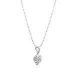 Load image into Gallery viewer, SO SEOUL Amora Love Heart Jewelry Set - Sparkling Diamond Simulant Cubic Zirconia with Pendant Necklace and Hoop Earrings