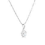 Load image into Gallery viewer, SO SEOUL Leilani Flower Diamond Simulant Zirconia Earrings and Pendant Chain Necklace Gift Set