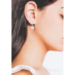 Load image into Gallery viewer, SO SEOUL Amora Love Heart Jewelry Set - Sparkling Diamond Simulant Cubic Zirconia with Pendant Necklace and Hoop Earrings