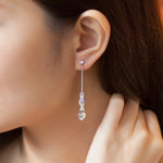 Load image into Gallery viewer, SO SEOUL Aurore Boreale Swarovski® Crystal Cluster Drop Earrings and Pendant Necklace Set