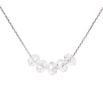 Load image into Gallery viewer, SO SEOUL Ghent Aurore Boreale Swarovski® Crystal Beads Pendant Necklace and Pierced Stud Earrings Jewelry Set