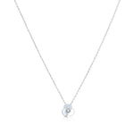 Load image into Gallery viewer, SO SEOUL Claire Mother of Pearl or Abalone Shell Three Flower Petal Necklace