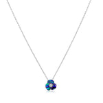 Load image into Gallery viewer, SO SEOUL Claire Mother of Pearl or Abalone Shell Three Flower Petal Necklace