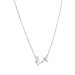 Load image into Gallery viewer, SO SEOUL 'Claire Butterfly' Pendant Necklace with Mother of Pearl or Abalone Shell