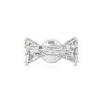 Load image into Gallery viewer, SO SEOUL Graceful Ribbon Bow Austrian Crystal Mini Baby Brooch Keronsang Pin Hijab