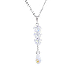 Load image into Gallery viewer, SO SEOUL Aurore Boreale Swarovski® Crystal Drop Earrings and Pendant Necklace Set