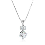 Load image into Gallery viewer, SO SEOUL Sequoia Aurore Boreale or Vitrail Light Swarovski® Crystal Pendant Necklace and Stud Earrings Set