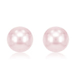 Load image into Gallery viewer, SO SEOUL Exquisite Swarovski® Crystal Pearl Classic White Pink Grey Round Pierced Stud Earrings
