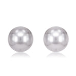 Load image into Gallery viewer, SO SEOUL Exquisite Swarovski® Crystal Pearl Classic White Pink Grey Round Pierced Stud Earrings
