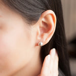 Load image into Gallery viewer, SO SEOUL Exquisite Swarovski® Crystal Pearl Classic White Pink Grey Round Pierced Stud Earrings