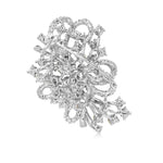 Load image into Gallery viewer, SO SEOUL Leilani Oversized Wreath Bouquet Aurore Boreale Austrian Crystal Rollover Clasp Brooch