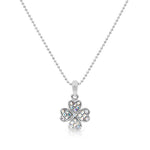 Load image into Gallery viewer, SO SEOUL Alette Clover Aurore Boreale Crystal Pendant Necklace and Stud Earrings Gift Set