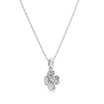 Load image into Gallery viewer, SO SEOUL Alette Clover Aurore Boreale Crystal Pendant Necklace and Stud Earrings Gift Set