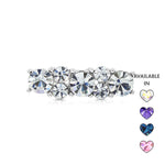 Load image into Gallery viewer, SO SEOUL Graceful Straight Bow Austrian Crystal Mini Baby Brooch Keronsang Pin Hijab