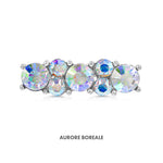 Load image into Gallery viewer, SO SEOUL Graceful Straight Bow Austrian Crystal Mini Baby Brooch Keronsang Pin Hijab