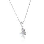 Load image into Gallery viewer, SO SEOUL Caria Flying 3D Butterfly Aurore Boreale Austrian Crystal Pendant Necklace