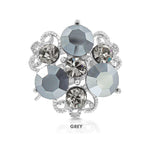 Load image into Gallery viewer, SO SEOUL Glimmering Triple Austrian Crystal Mini Baby Brooch Keronsang Hijab Pin
