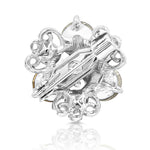 Load image into Gallery viewer, SO SEOUL Glimmering Triple Austrian Crystal Mini Baby Brooch Keronsang Hijab Pin