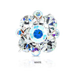 Load image into Gallery viewer, SO SEOUL Glimmering Blossom Austrian Crystal Mini Baby Brooch Keronsang Hijab Pin