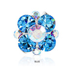 Load image into Gallery viewer, SO SEOUL Glimmering Blossom Austrian Crystal Mini Baby Brooch Keronsang Hijab Pin