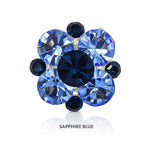 Load image into Gallery viewer, SO SEOUL Glimmering Blossom Austrian Crystal Mini Baby Brooch Keronsang Hijab Pin