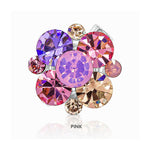 Load image into Gallery viewer, SO SEOUL Glimmering Blossom Austrian Crystal Mini Baby Brooch Keronsang Hijab Pin