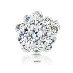 Load image into Gallery viewer, SO SEOUL Glimmering Blossom Mixed Colored Austrian Crystal Mini Baby Brooch Keronsang Hijab Pin