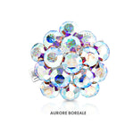 Load image into Gallery viewer, SO SEOUL Glimmering Blossom Mixed Colored Austrian Crystal Mini Baby Brooch Keronsang Hijab Pin