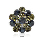 Load image into Gallery viewer, SO SEOUL Glimmering Blossom Mixed Colored Austrian Crystal Mini Baby Brooch Keronsang Hijab Pin