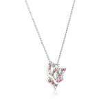 Load image into Gallery viewer, SO SEOUL Aster Double Star in Mixed Colored Austrian Crystal Pendant Chain Necklace